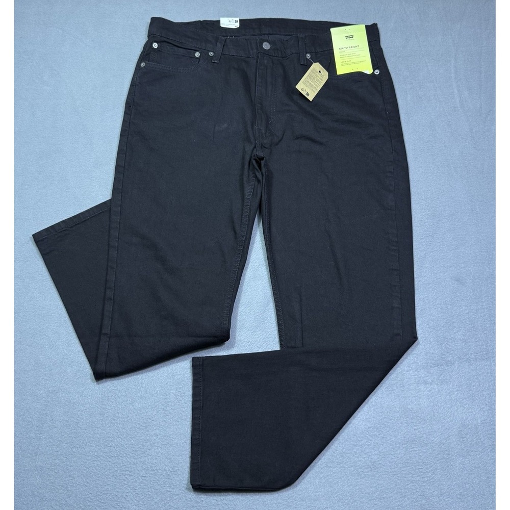 Levis 514 Jeans Mens 38x30 Slim Fit Straight Black Cowboy Rodeo Ranch USA NEW